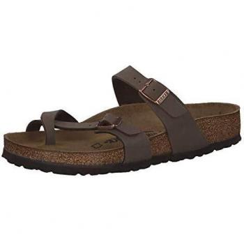 Birkenstock Mayari Brown Nubuck Birko-Flor Unisex Sandals