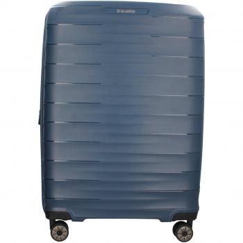 Travelite Mooby Expandable 4-Wheel Trolley M - Marine 66 cm