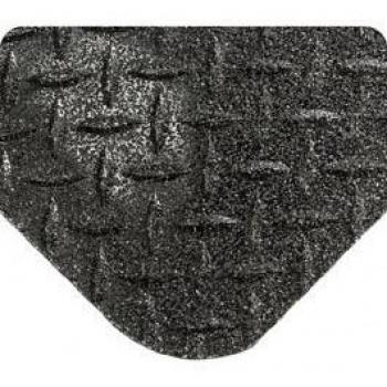 WEARWELL 416.916 X 3 X 37bk diamond-plate Alfombrilla con grano Shield, 91 cm x 1128 cm), color negro