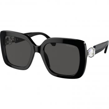 Gafas de Sol Swarovski SK6001 100187 Acetato Negras para Mujer Tamaño 55 MM