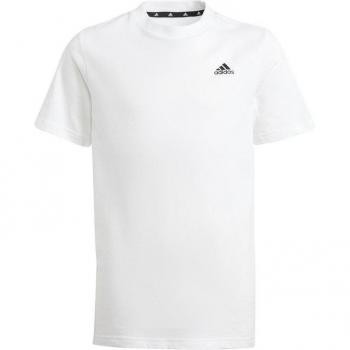 Camiseta de Algodón Essentials con Logo Pequeño para Niños Adidas