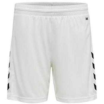 Hummel hmlCORE XK Kids' Shorts - Unisex, White, Athletic Poly Fabric