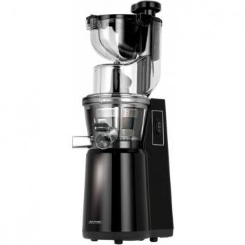 MPM MSO-16 Licuadora de Prensado en Frío para Verduras y Frutas, Exprimidor Baja Velocidad 60 RPM, Slow Juicer con Boca Ancha, Función Inversa,