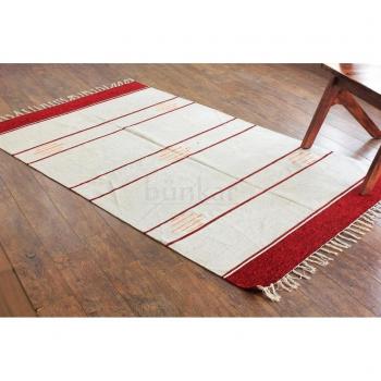 bunkar's Hecho a mano Blando y Reversible 100% Algodón Rayon Alfombra