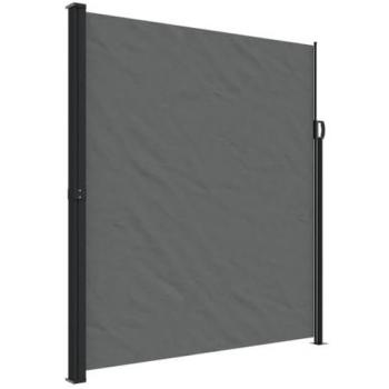 Toldo lateral retráctil gris antracita 220x600 cm