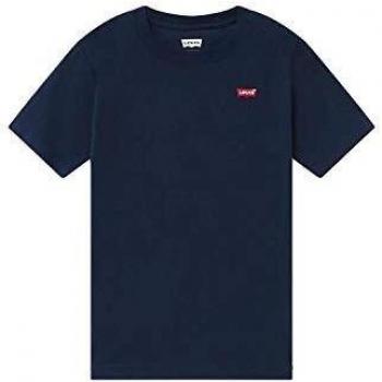Levi's kids LVB Batwing Chest Hit tee A100 Camiseta, Dress Blues, 4 Años para Niñas