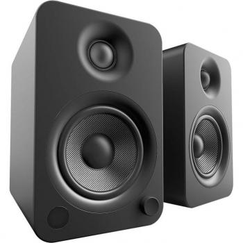 Kanto YU4 Powered Speakers with Bluetooth and Phono Preamp Matte Black