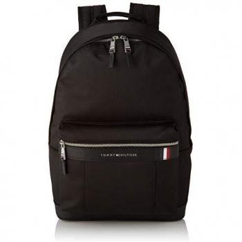 Tommy Hilfiger - Smu Elevated Nylon Backpack, Mochilas Hombre, Negro