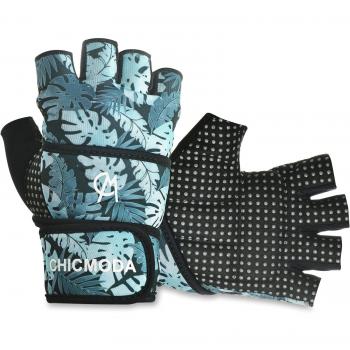 Guantes Gimnasio, CHICMODA Guantes de levantamiento de pesas Ejercicios de mantenimiento de gimnasio Culturismo Entrenamientos Crossfit Ciclismo para mujeres y hombres