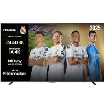 Televisor QLED Hisense 98E7Q 98 Ultra HD 4K Smart TV con Dolby Vision, Dolby Atmos, Modo Juego Pro 144Hz, Subwoofer Integrado, IA Upscaler y Control por Voz Alexa