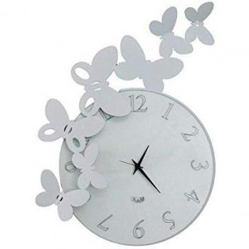 Reloj de Pared Redondo con Mariposas Arti & Mestieri