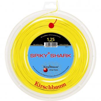 Kirschbaum Spiky Shark – Bobina Cuerda de tenis negro, Spiky Shark, negro, 1,30 mm x 200 m