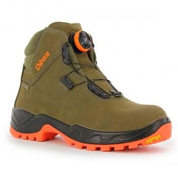 Botas de montaña Chiruca Cares Boa Hi Vis 08 GoreTex Hombre 42 Marrón