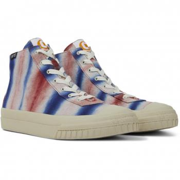 CAMPER Camper x EFI - Ankle boots for Women - Red, Blue, White, size 42, Cotton fabric; CAMPER Camper x EFI - Ankle boots for Women - Red, Blue, White, size 11, Cotton fabric