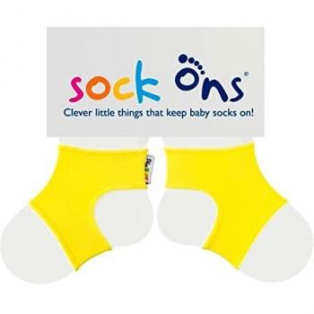Sock Ons - Calcetines para bebés, de 0-6 meses, color blanco Lemon Talla:0-6 meses