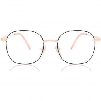 Gafas Recetadas Anti-Azules Ovaladas Metálicas Negras para Hombre - SmartBuy Collection