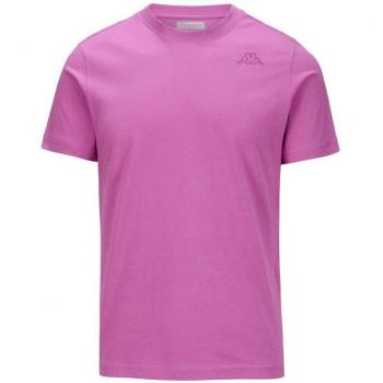 Camiseta Kappa Cafers Slim Hombre Violeta, Manga Corta, Color Morado