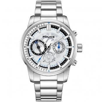 Reloj Hombre Police PEWJK2227004 Gris Plateado, tipo: reloj de pulsera, características: diseño moderno, color gris plateado, mecanismo de cuarzo, resistencia al agua, correa de acero inoxidable, esfera analógica