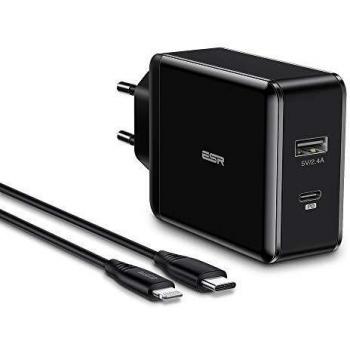 ESR 30W USB C Cargador iPhone Rápido con Cable USB C a Lightning 1M