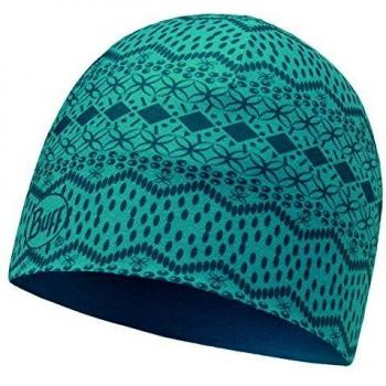 Original Buff Microfibra Reversible Gorro Buff® Sen Azul - Azul gorrari - Microfibra Gorro Buff para Unisex, Color Multicolor, Adulto