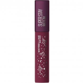 Barra de labios Maybelline Superstay Matte Ink Zodiac Tono 40 Believer, Scorpio edición limitada