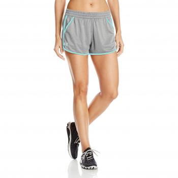 Under Armour Tech Short Solid Pantalones Cortos, Women, Gris