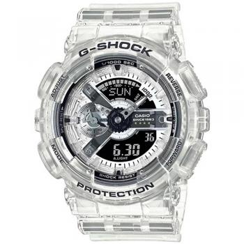 Casio G-Shock GA-114RX-7AER Clear Remix Hombre Reloj de Resina Transparente 40 Aniversario