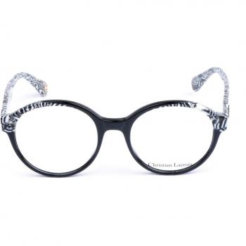 Christian Lacroix CL1116 038 Men's Eyeglasses Black Size 50 - Frame Only - Blue Light Block Available