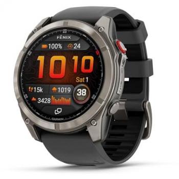 Smartwatch Garmin Fenix 8 Pro 51 mm AMOLED GPS Multideporte Titanio LTE Negra