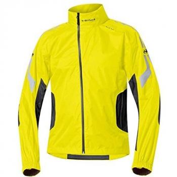 Held Wet Tour - Chaqueta impermeable, Unisex adulto, 6411, negro-amarillo neón, extra-small
