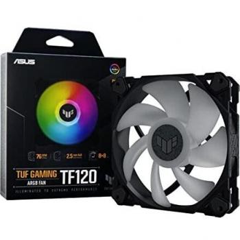 ASUS TUF Gaming TF120 ARGB Ventilador de Caja 120mm Negro