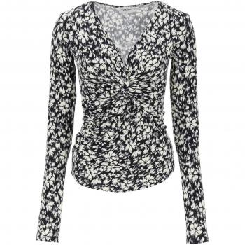 Isabel Marant Étoile Lyss Long Sleeve Jersey Top - Black - Size 34