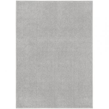 Alfombra de pelo corto gris claro 120x170 cm