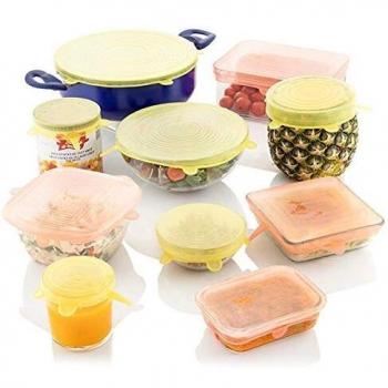 Set de 10 Tapas Extensibles Reutilizables InnovaGoods