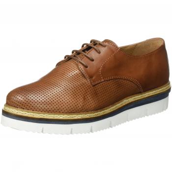 BiancoCleaved Laced Up Jfm17 - Zapatos Planos con Cordones Mujer
, color Marrón, talla 40