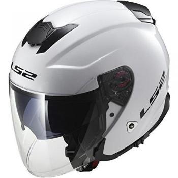 LS2 305211002XXL OF521 Casco Infinity Solid, Color Blanco, Tamaño XXL