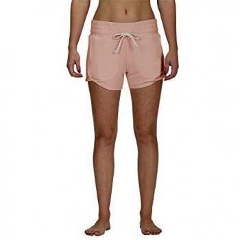 Hurley W Chill Sleece Short Pantalones Cortos, Mujer, Crimson Tint, L