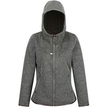 Regatta Ruslana - Forro Polar con Capucha y Cremallera Completa, para Mujer, Color Caqui Oscuro, Talla: 14