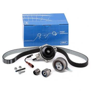 SKF Bomba de agua + kit correa distribución VKMC 01278 para SEAT: Leon, Ateca, Ibiza, Arona, Alhambra, Tarraco, Toledo & VOLKSWAGEN: Golf