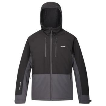 Regatta Men's Highton III Waterproof Stretch Padded Jacket - Black Ash, Size 3XL