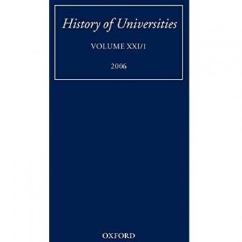 Oxford University Press History of Universities Volume XXI/1: Scholarly Insights on Higher Education Development