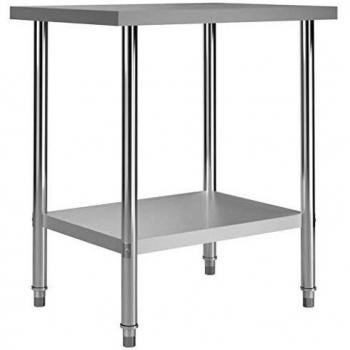 vidaXL Kitchen Work Table 80x60x85 cm Stainless Steel