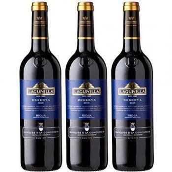 Lagunilla Reserva Vino Tinto Reserva D.O Rioja - 3 botellas x 750 ml - 2250 ml