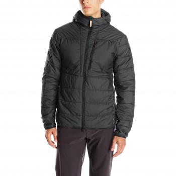 Fjällräven Keb Padded Jacket - Men's Insulated Hoodie, Black, Medium