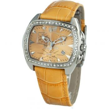 Reloj Mujer Chronotech CT2185LS-06, diámetro de 41 mm, diseño elegante y moderno, resistente al agua, correa de cuero, mecanismo de cuarzo