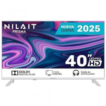 Televisor LED Full HD 40 Nilait Prisma Sin Marco Blanco