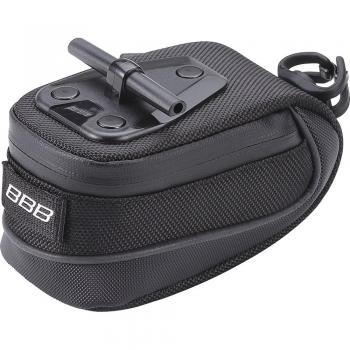 BBB Storepack BSB-12S T-S Bolsa de sillín, Unisex, Negro, 140 mm x 70 mm x 65 mm