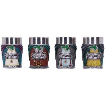 Set de 4 Vasos Hobbits - El Señor de los Anillos