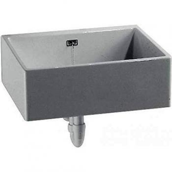 Lavabo Multifuncional Geberit Publica Cerámico 50x39 cm con Desagüe, Blanco