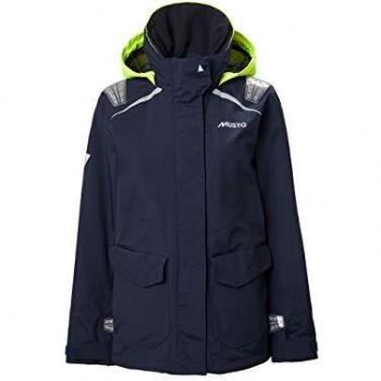 Musto Chaqueta de Abrigo Mujer BR1 Yacht Sailing and Boating Inshore Sailing Yachting and Dinghy - True Navy - Transpirable